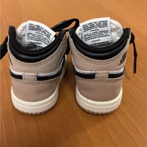 Jordan Tan Black High-Top Sneakers